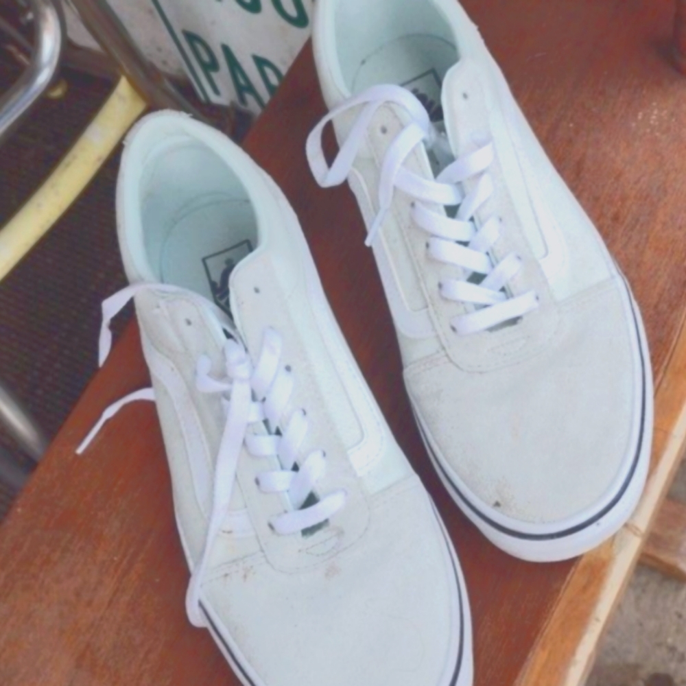 Light blue Vans